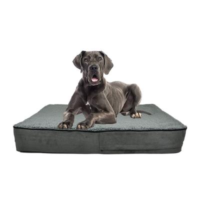 China Breathable Yangyang Pet Dog Bed Memory Foam Product Premium Materials Sfluffy Pet Bed With Machine Washable Cover for sale