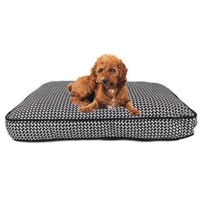 China Travel Yangyangpet Medium Dog Bed For Breed Very Soft Dog Rectangle Zipper Pet Bed For Dog for sale