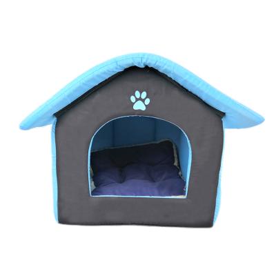 China Simple Comfortable Travel Accessories Cat Bed Removable and Cat House Pet Supplies Warm Washable for sale