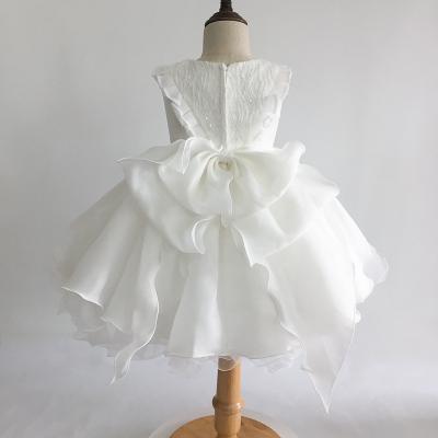 China Plus Size Birthday Ball Gowns White Ball Gown Wedding Dress Princess Wedding Dress For Girl Flower Ball Gown for sale