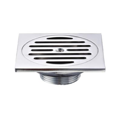 China Modern 10*10cm Zinc Bathroom Floor Drain Trap Drain Waste South America for sale