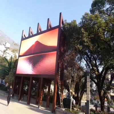 China Instalación fija de la alta resolución pantalla al aire libre del 10ft del x 12ft P3 TV en venta