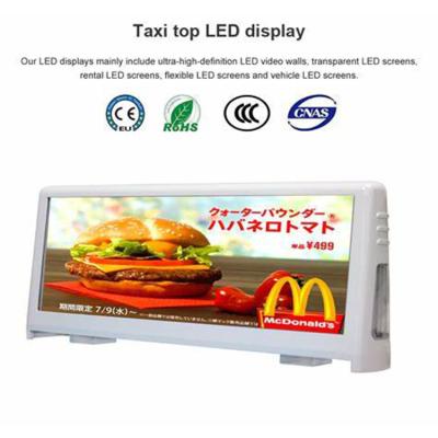 China Pantalla LED SMD1921 del top del taxi de Digitaces P4 62500dots/sqm en venta