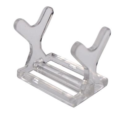 China Wholesale Handmade In Running Clear Fishing Acrylic Lure Display Stand Bait Holder 4.6cm*3.0cm*3.7cm for sale