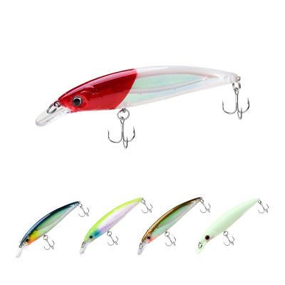 China Artificial Catching Fish Wobbler Minnow Fishing For Lure 110mm 14g 5 Colors Floating Bait From China Factory Fishing Lure for sale