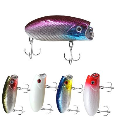 China Durable 5 Colors Hard Lure Fishing Snap Bait Luminous Wobblers Water Bait Wholesale Price Superior Artificial Hard Minnow for sale