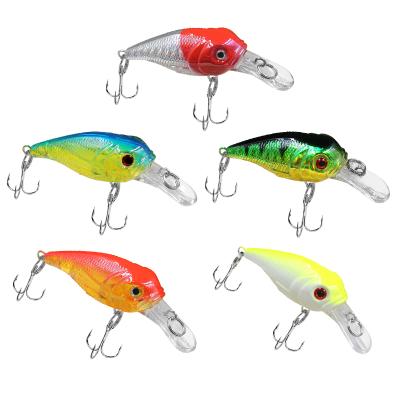 China High Quality ABS Plastic PESCA Lures Fishing Crank Floating Primer 60mm 5.5g Topwater Minnow Minnow Wobblers for sale