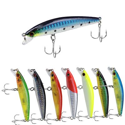 China Vivid Action Minnow Fishing Lures Swim Top Selling Primer Hard Lure Topwater ABS Plastic Floating Baits For Sale Outdoor Mount for sale