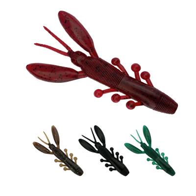 China Outdoor Fishing Wholesale In 10pcs/bag 5.8g 7.5cm Running Floating Lure Shrimp Lures Artificial Fishing Tackle Swimbait Bait for sale