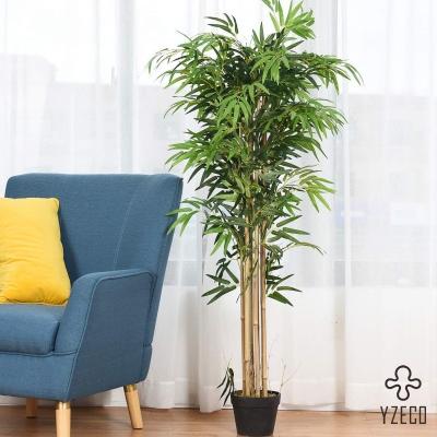 China Bäume 120cm 160cm Real Touch Künstliche Palm Baum Bambus Baum Bonsai für Unternehmen zu verkaufen