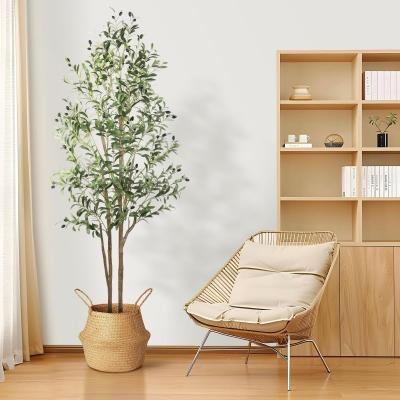 China 200cm Height Modern Green Artificial Olive Tree for Decorative and Easy Maintenance for sale