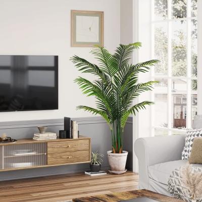 China Valentine's Day Hot Products Customized Nearly Natural Artificial Mini Palm Tree For Interior Home Decor for sale