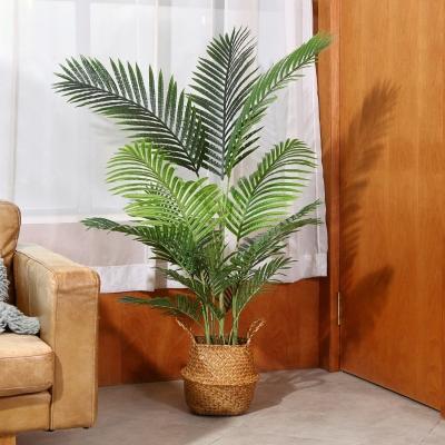 China Eco-Friendly Plastic Faux Tree Bonsai Artificial Palm Tree Potted for Customized Logo for sale