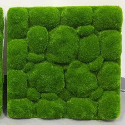 China Piedra suave artificial musgo Pared de hierba verde para jardín 5 años Tiempo de vida en venta