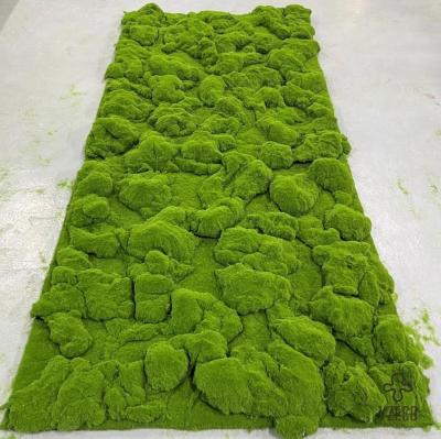 Cina EPE Foam Customized Artificial Moss Mat Grass Rug Turf sintetico per il paesaggio del balcone in vendita