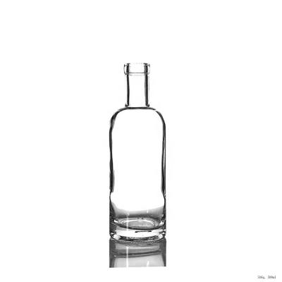 China Beverage Factory Price Vodka 500ml Cosmetic Packaging Bottles Glass Bottle for sale