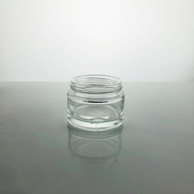 China Cheap Price 30ml 50ml Personal Care Colored Cosmetic Glass Jars For Sale for sale