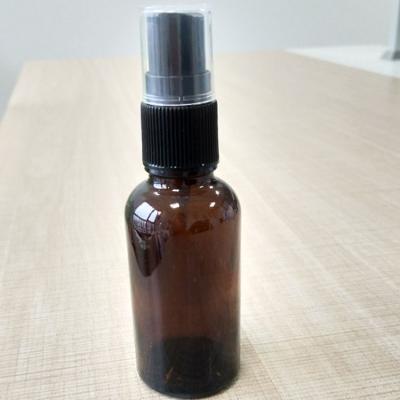 China Alcohol Quick Delivery Amber Clear Spray Bottle Glass Spray Bottle 30ml In Stock for sale