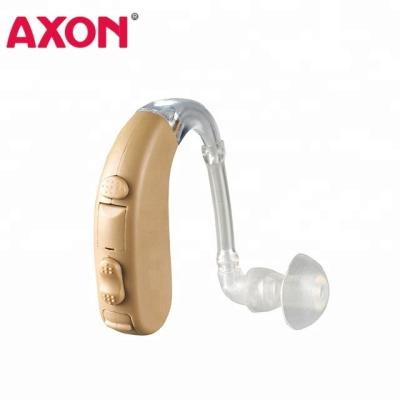 China Cheap ABS Digital AXONE BTE Hearing Aid Hearing Aid Sound Amplifier For Hearing Loss for sale