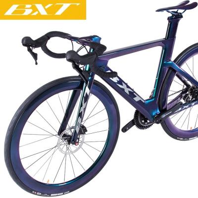 China Carbon Fiber On-Road Racing Air Bike 700C ABS Shaping Technology 22 Speed ​​Road Bicycle Disc Brake Popular China Factory Hot Sales for sale