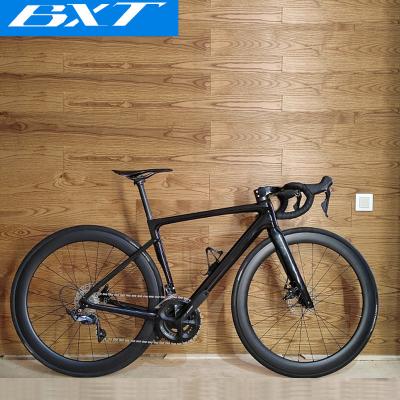 China China Factory 700C Full Carbon Fiber Full Hidden Carbon Road Bike OEM Disc Brake Racing Road Bicycle for sale