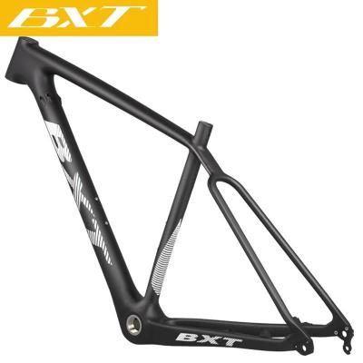 China EPS Tech Carbon Fiber MTB Bike Frame 29er Mountain Bicycle Frameset Alex Boost Plus Hard Tail City Racing Cycle Frames Tapered Tube for sale