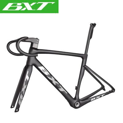 China Road Bikes 700C Disc Brake Road Bike Fork Carbon Bicycle Fork Full Through 12mm Axle Road Carbon Fiber Fork Hot Sales Customizable for sale