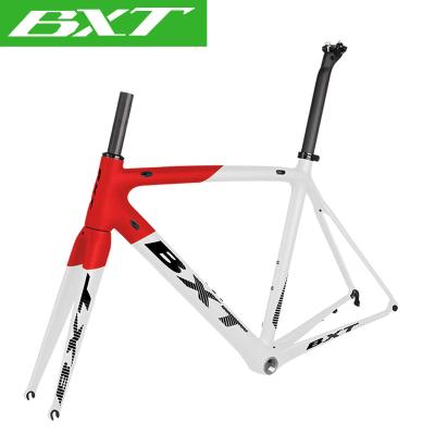 China Road Bikes High Light 980g Di2 / Carbon Road Bike Frame T1000 Carbon Fiber Frame Qualitysuper Mechanical Racing Frame Max Tire 700x23C for sale