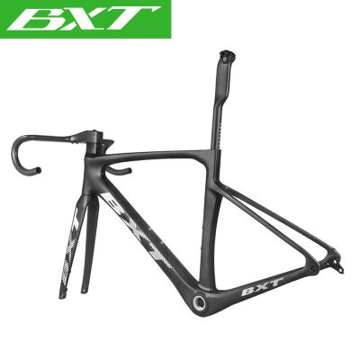 China Road Bikes Full Hidden Performance Road Bike Frame T1000 Carbon Road Bicycle Frameset Max 32C Tire Bike Hard Frames Chinese Factory for sale