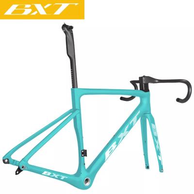 China EPS Tech Road Bike Frame 700C Hidden Cable Making Full Carbon Fiber Road Bicycle Frameset By Axle Disc Brake Aero System Forming for sale