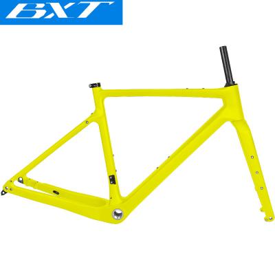 China 27.5er Cables 27.5er Inner Cable Carbon Gravel Bike Frame Mountain MTB Bike Frames 700C Road Racing Flat Frameset Bicycle for sale