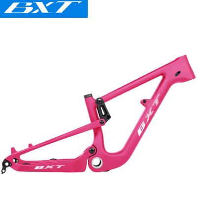 China 20er Mountain Bikes Full Carbon XC Suspension Travel 80mm Mountain Bike Frame Boost Kids Suspension MTB Bicycle Frames for sale