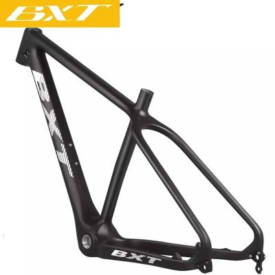 China EPS Tech Carbon Fiber Sea Beach Snow Beach Tapered Teen Fat Bike Frameset MTB By Axle Fat Tire Frame Only No Fork for sale