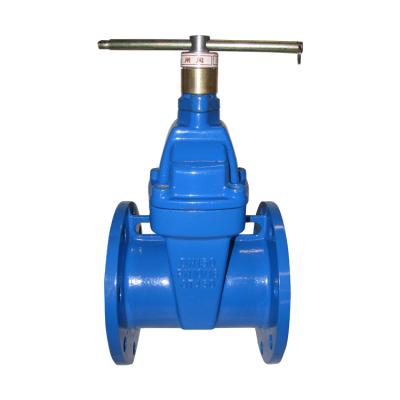 China DN150 PN10/16 QT450 General Anti Theft Locking Resilient Gate Valve for sale