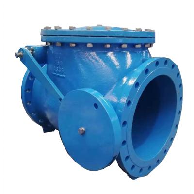 China General Ductile Iron Swing Clamp Check Valve With Lever And Count / Hammer Weight for sale