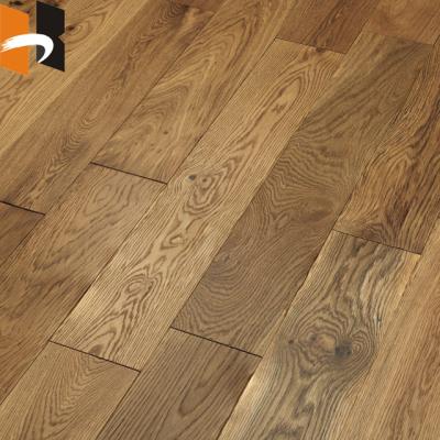 China Modern Natural White Oak Laminated European Parquet Engineered Wood Flooring for sale