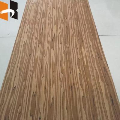 China Modern Colored Oak Walnut Engineered Zebra Wood Veneer For Plywood for sale