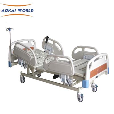 China 3 Functions ABS Triple Function Remote Electric Height Adjustable Medical Hospital Bed for sale