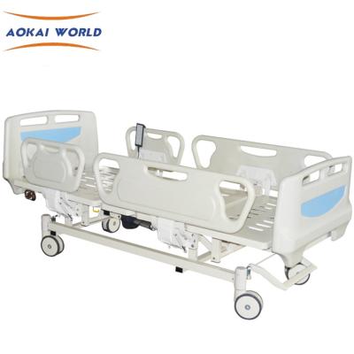 China Special 3 Functions ABS Guardrails Bed 3 Function Electric Hospital Nursing Patient Bed for sale