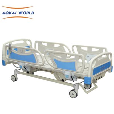 China 3 Functions AK-3618K6 Electric ABS Bed Timotion Panel Motor Medical Hospital Bed Three Motor Functions for sale