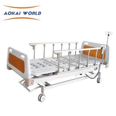 China 5 Functions AK-5611K1 Metal Material Electric Adjustable Hospital Bed For Paralyzed Patient for sale