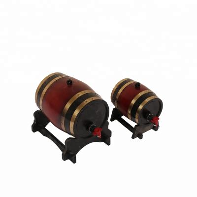 China Factory Hot Wholesale Eco-Friendly Customized Wooden Wine Barrel Wine Bucket With Stand For Sale for sale