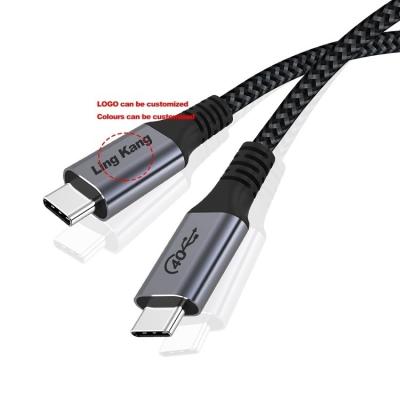 China Wholesale Mobile Phone Etc.electronic Product OEM 100w 40gbs USB Thunderbolt 4 Cables c to c Cable Thunderbolt 4 Cable for sale