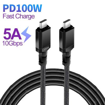 China 5V/3A 20V 5A Micro PD 100W USB Type-C to Type-C Fast Charging Cable for Samsung Xiaomi Mobile Phone for sale