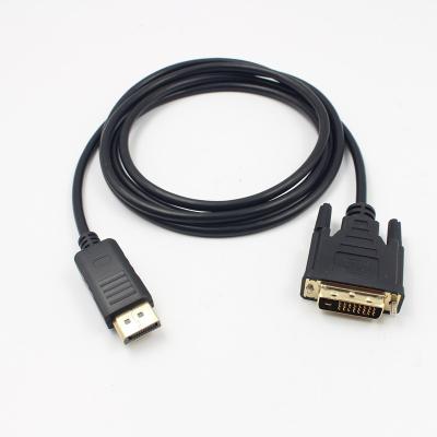 China COMPUTER factory direct sales 1.8m Displayport to DVI 24+1 adapter cable DP to dvi cable for sale