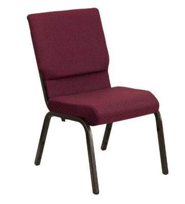 China Commercial Furniture Interlocking Wholesale Cheap Used Church Purple Padded Chair For Free for sale