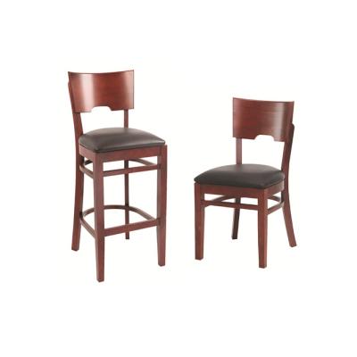 China High Solid Wood Wooden Bar Stool Bar Chairs for sale