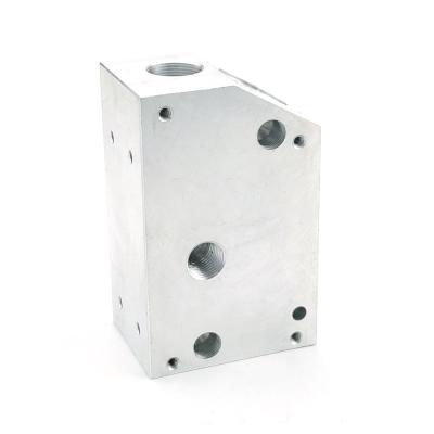 China Auto Accessory Hydraulic Blocks CNC Machining Parts For OEM Customers for sale