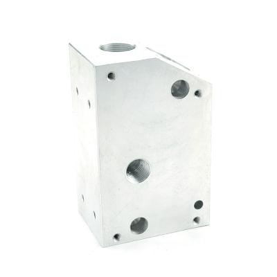 China OEM Hydraulic Blocks Customized CNC Machining Parts CE  RoHS Specification for sale