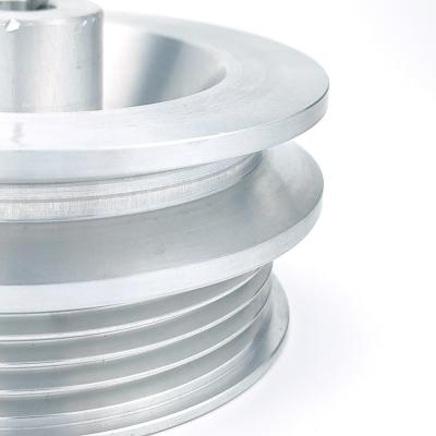 China Customized Precision Aluminium Pulley CE-zertifizierte OEM-Bearbeitungspulle für Endkäufer zu verkaufen